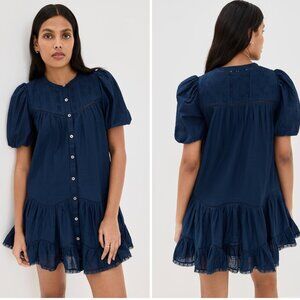 Sea Myra Cotton Puff Sleeve Tunic Dress  Myra Cotton Puff Sleeve Tunic Dress